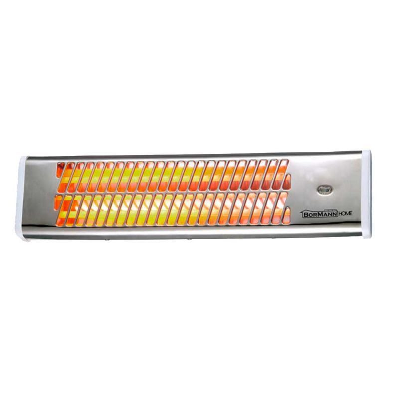Θερμάστρα χαλαζία μπάνιου επιτοίχια BORMANN 1200W