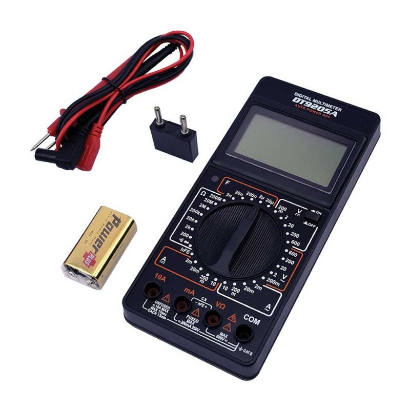 Πολύμετρο ψηφιακό DEHCO 9205A με οθόνη LCD
