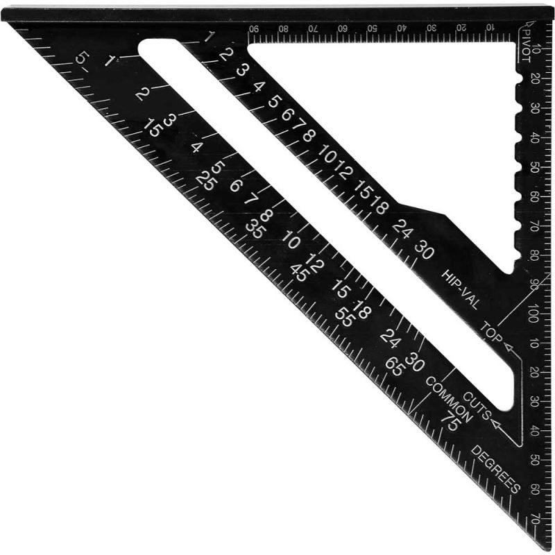 Τρίγωνος χάρακας αλουμινίου 180mm YATO YT-70786 - Image 2