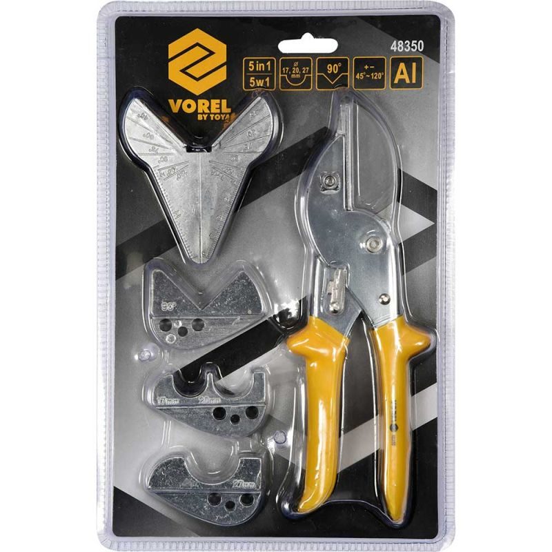 Ψαλίδι για λάστιχα και σωλήνων PVC VOREL 5 σε 1 - Image 7