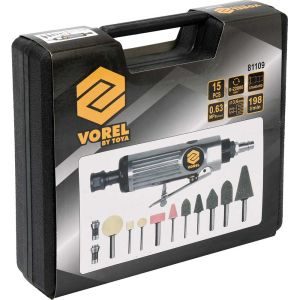 Σετ λειαντήρας αέρος 15 τεμαχίων σε κασετίνα VOREL - Image 3