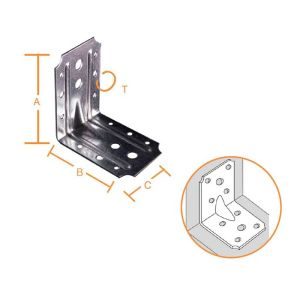 Γωνίες μαύρες και γαλβανιζέ ΓΕΡΜΑΝΙΑΣ VORMANN - Image 2