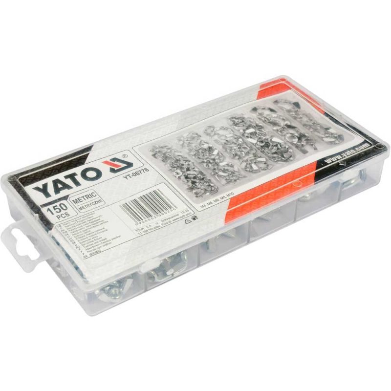 Πεταλούδες γαλβανιζέ σετ 150 τεμαχίων YATO YT-06776 - Image 3