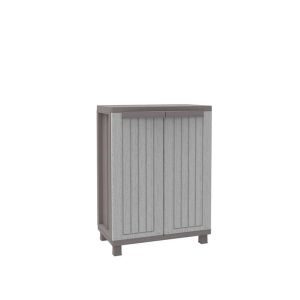 Ντουλάπα πλαστική μικρή 68x37.5x91.5 cm JWood terry