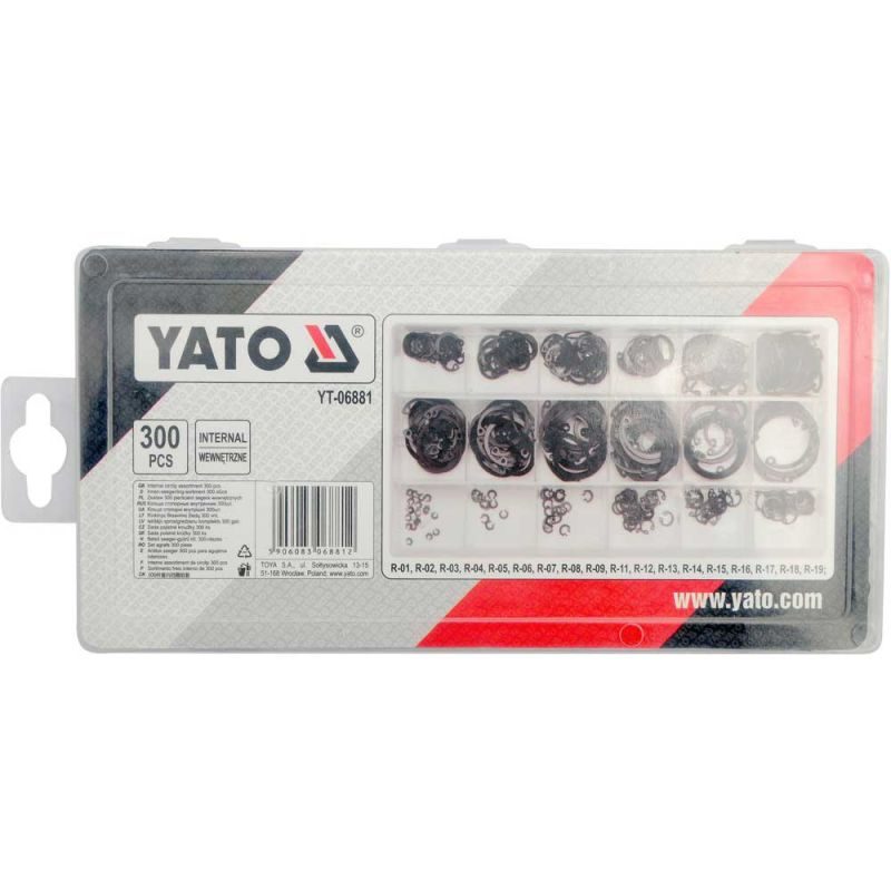 Εσωτερικές ασφάλειες σετ 300 τεμαχίων YATO YT-06881 - Image 4