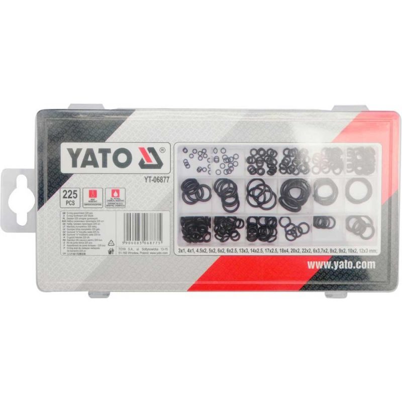 Σετ λαστιχάκια O Ring 225 τεμαχίων YATO YT-06877 - Image 2