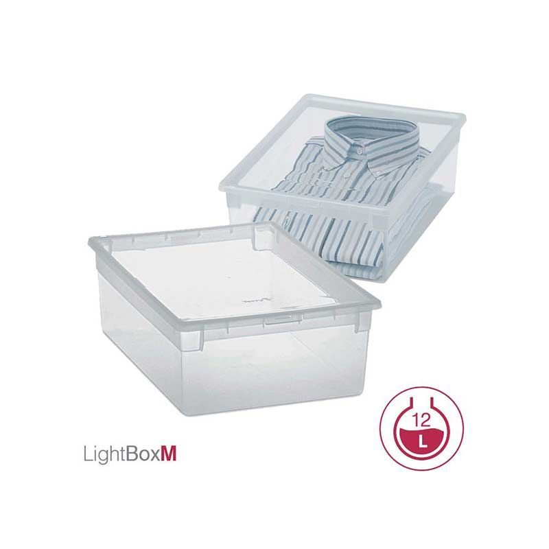 Κουτί αποθήκευσης πλαστικό LightBox με καπάκι - Image 2