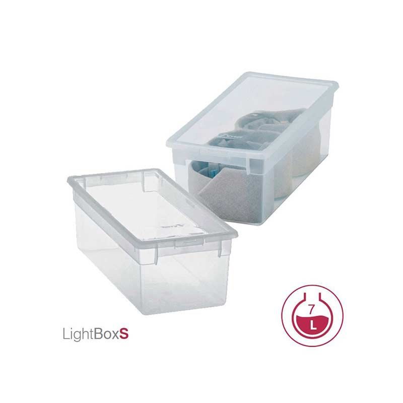 Κουτί αποθήκευσης πλαστικό LightBox με καπάκι - Image 3