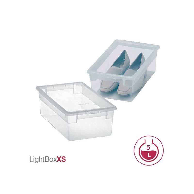 Κουτί αποθήκευσης πλαστικό LightBox με καπάκι - Image 4