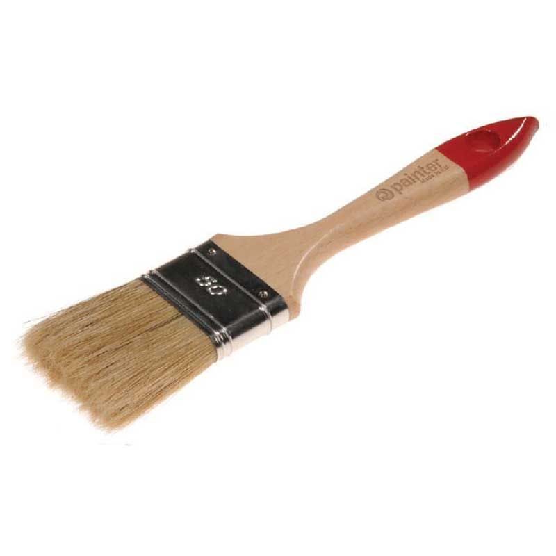 Πινέλο πλακέ με ξύλινη λαβή ημίδιπλο 30-70 mm PAINTER