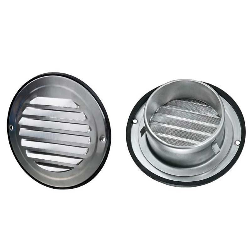 Γρίλια εξαερισμού ανοξέιδωτη Φ100 και Φ125 Vents