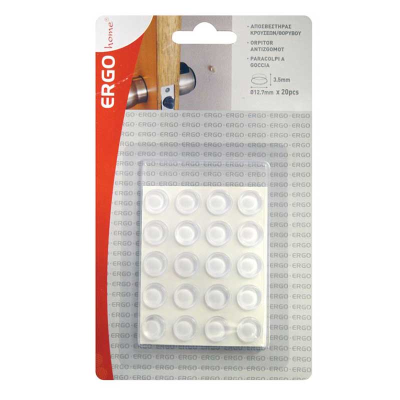 Σιλικόνες θορύβου Φ12.7x3.5mm διάφανες