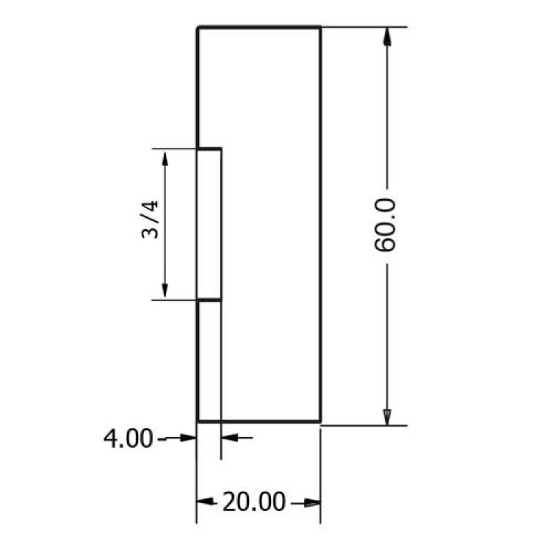 Ροζέτα μπάνιου ορειχάλκινη 60x60mm MODEA - Image 2