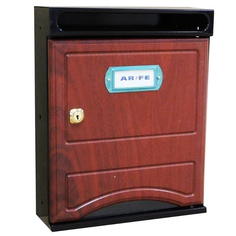 Γραμματοκιβώτιο 300x240x80mm με ξύλινη επένδυση Ar-fe