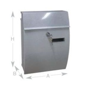 Γραμματοκιβώτιο 215x70x300mm Minimal σε διάφορα χρώματα