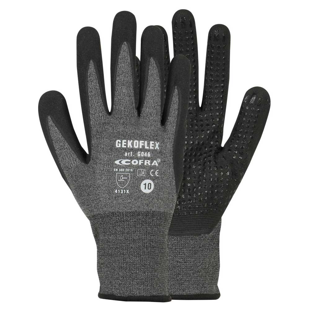 Γάντια εργασίας μηχανικά υδατοαπωθητικά GEKOFLEX COFRA
