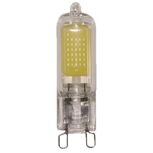 LED G9 COG EUROLAMP 4W 240V 4000K ΓΥΑΛΙΝΗ