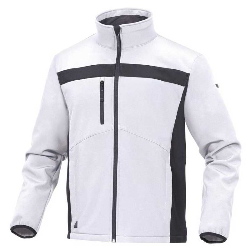 Ζακέτα εργασίας άσπρη Softshell LULEA2 DELTA PLUS