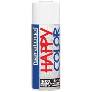 Σπρέι χρώμα inox 18/10 400ml Saratoga
