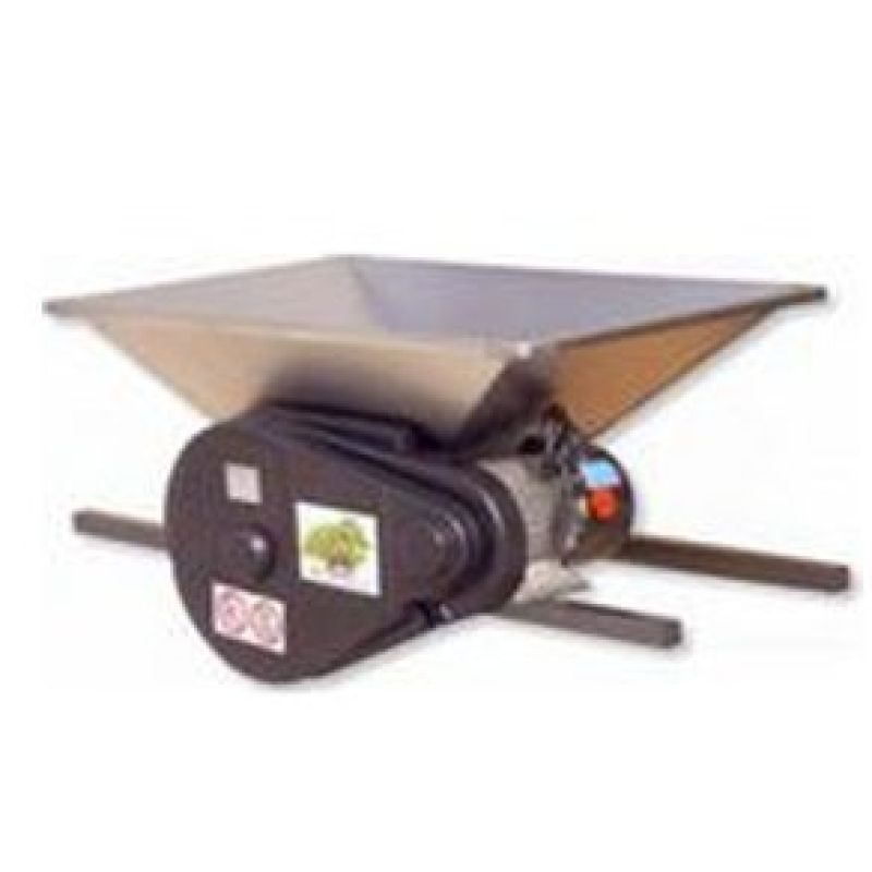 Σπαστήρας σταφυλιών ηλεκτροκίνητος inox 1Hp Grifo