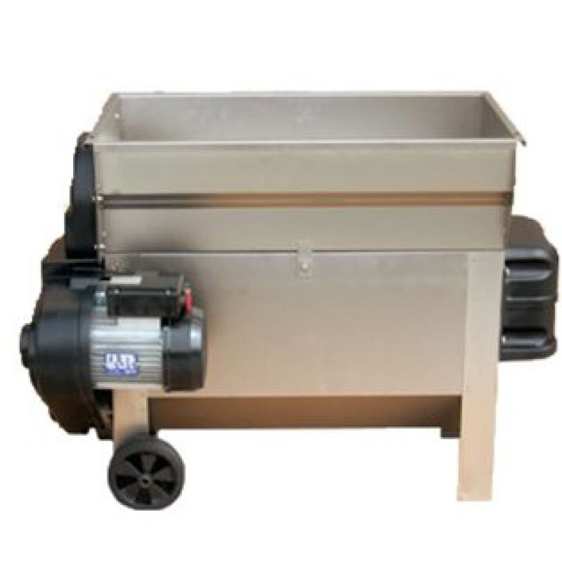 Σπαστήρας σταφυλιών ηλεκτροκίνητος super inox 2.5Hp με διαχωριστήρα & αντλία μούστου