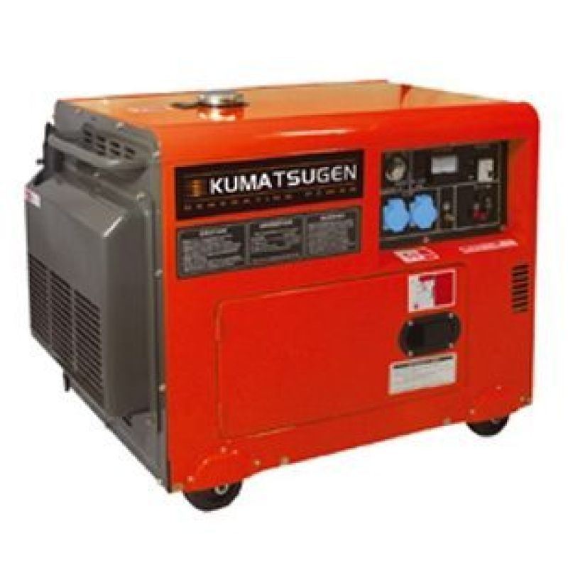 Γεννήτρια πετρελαίου 6KVA 10.5Hp Kumatsugen