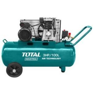 Αεροσυμπιεστής ιμάντα 3Hp 100lt Total