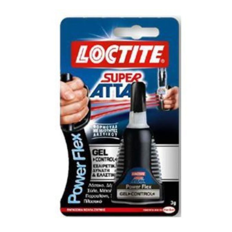 Κόλλα στιγμής σε gel Super Attak Power Flex Loctite