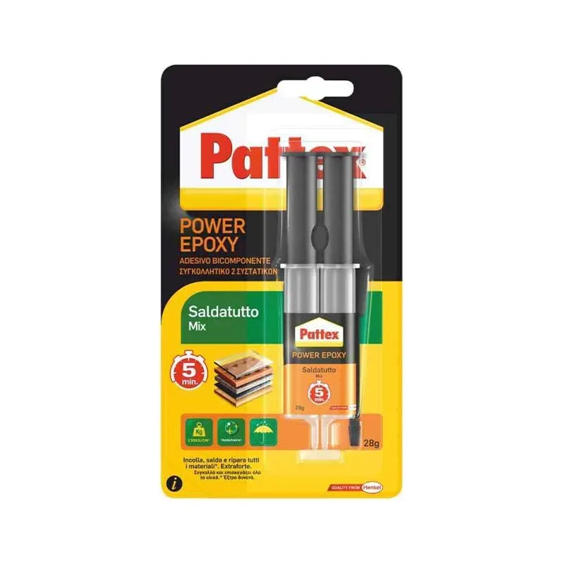 Κόλλα εποξική Pattex γενικής χρήσης Power epoxy