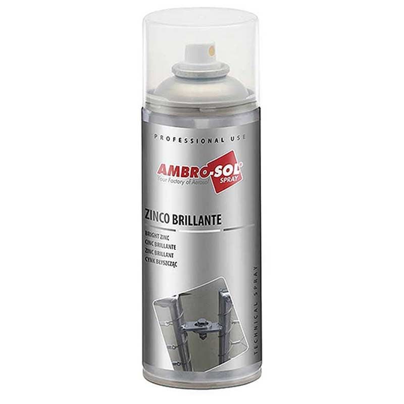Σπρέι Zinc ψευδάργυρου γυαλιστερού 400 ml AMBRO-SOL