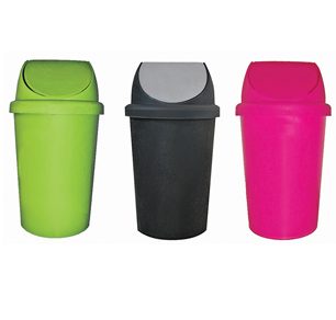 Κάδος απορριμάτων πλαστικός 50lt σε διάφορα χρώματα