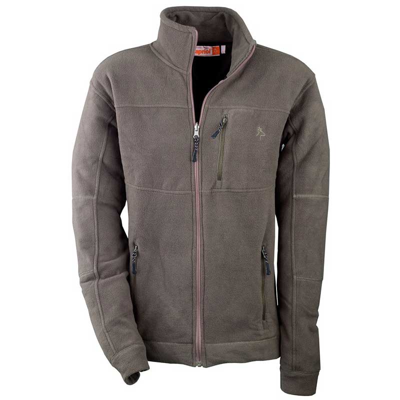 Φλις ζακέτα εργασίας καφέ BEAR KAPRIOL
