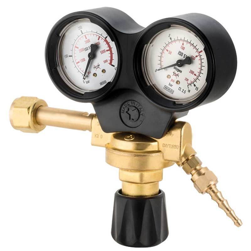 Μειωτήρας οξυγόνου με μανόμετρα Oxyturbo
