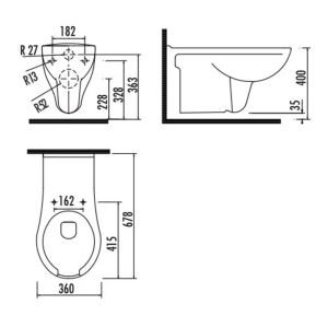 Νιπτήρας μπάνιου για ΑΜΕΑ CREAVIT - Image 2