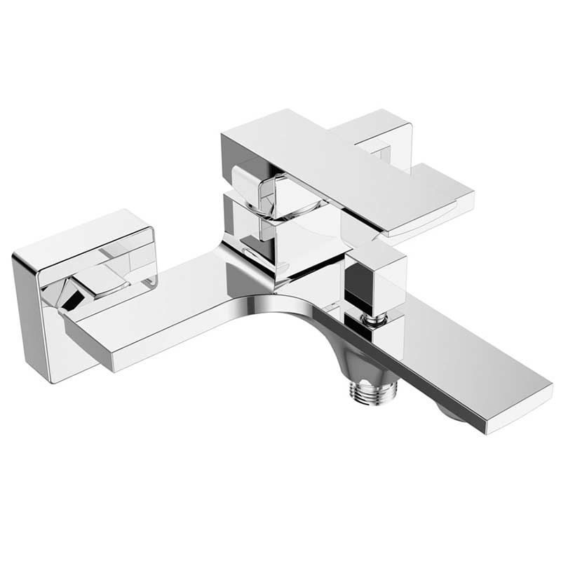 Μπαταρίες λουτρού χρωμέ Square Acquanet