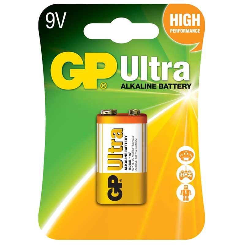 Μπαταρία αλκαλική 9V 6LR61 GP ULTRA - Image 2