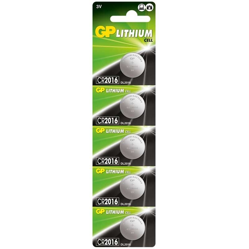 Μπαταρίες λιθίου CR2016 80mAh GP