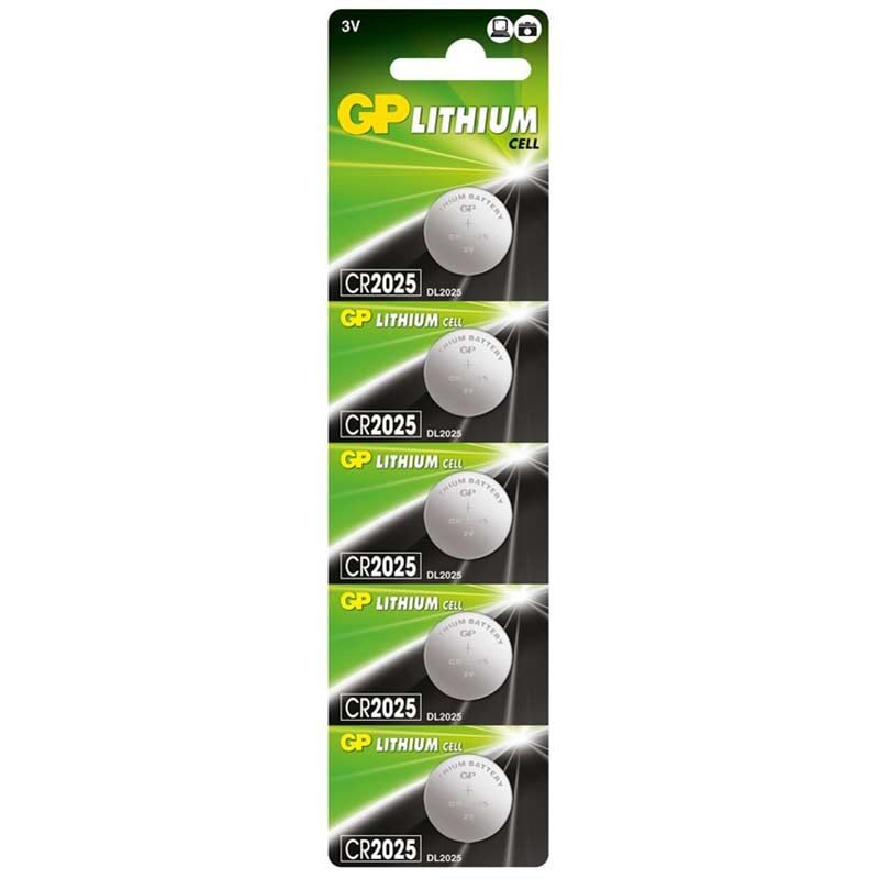 Μπαταρίες κουμπιά CR2025 λιθίου 160mAh GP BATTERIES