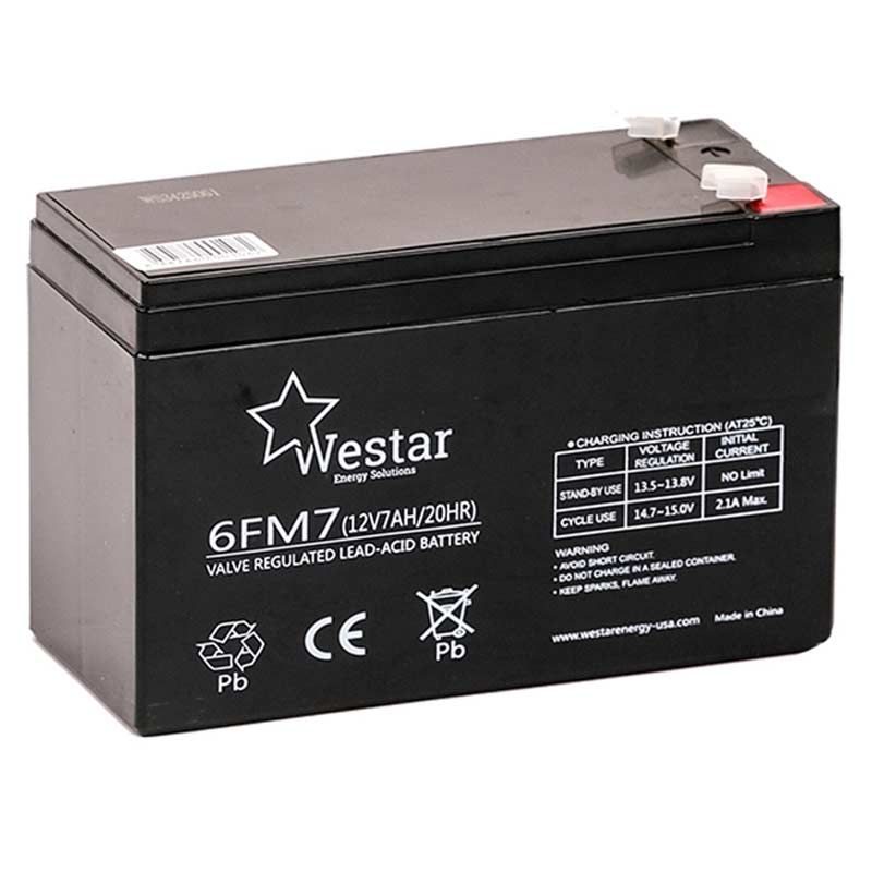 Μπαταρία-UPS μολύβδου 7Ah 12V Westar