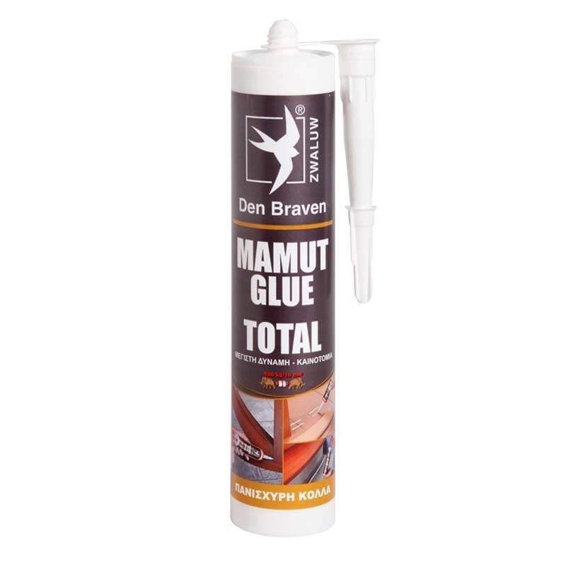 Σιλικόνη πανίσχυρη λευκή MAMUT 290ML TOTAL