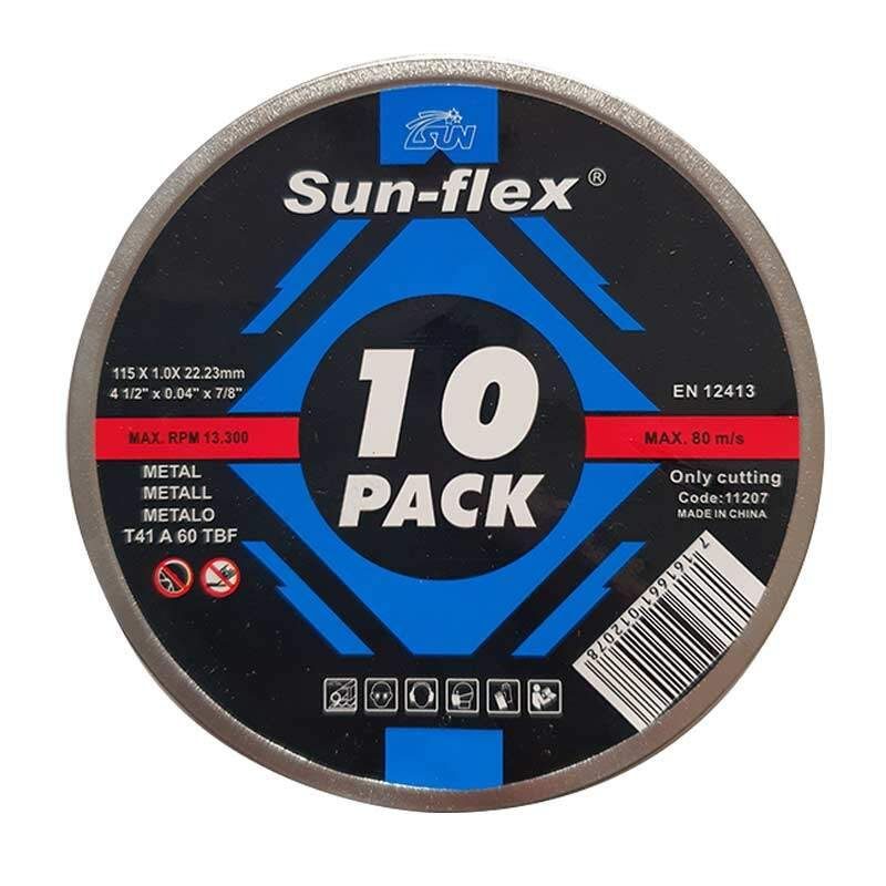 Δίσκος σιδήρου INOX 115 x 1 mm Sun-Flex