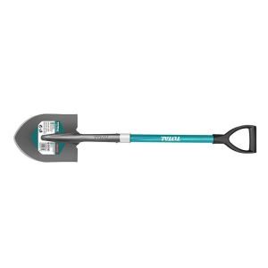 Φτυάρι μεταλλικό με fiberglass χειρολαβή 102 cm TOTAL