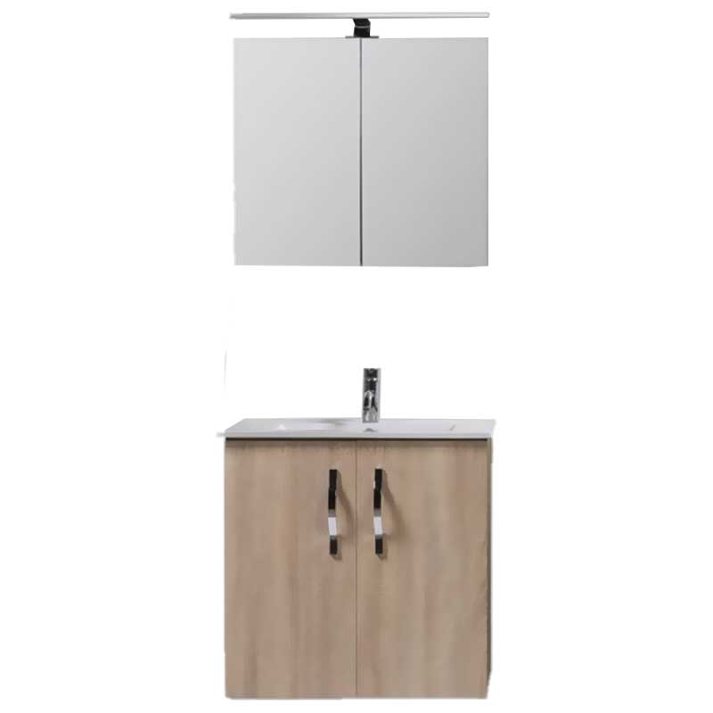 Σετ έπιπλο μπάνιου μελαμίνης slim PROMO