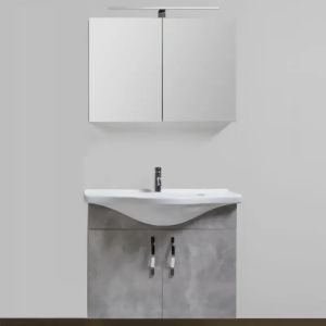 Σετ έπιπλα μπάνιου με νιπτήρα laminate smile PROMO - Image 2