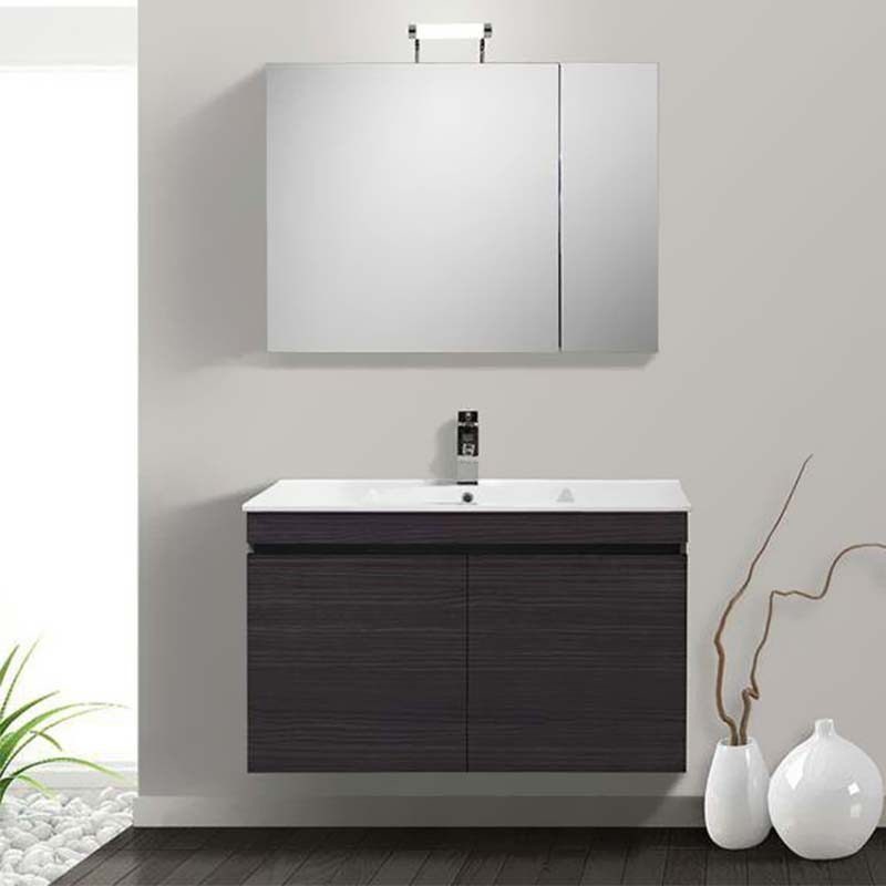 Επιτοιχιο ντουλάπι νιπτήρα μπάνιου Sunny Laminate