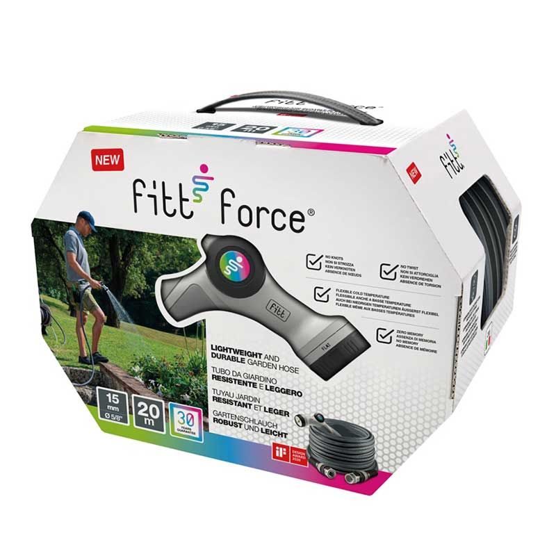 Λάστιχο κήπου πλακέ 5/8" 6 στρώσεων fitt force - Image 4