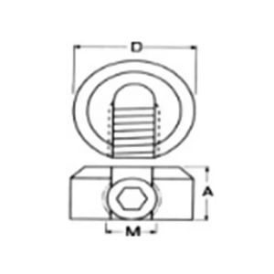 Στοπ συρματόσχοινου M8427 Inox A4 - Image 2
