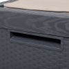 Μπαούλο κήπου PORTONOVO 350LT 123.7x54.5x58.7cm