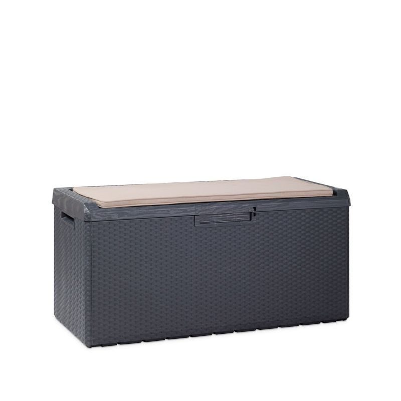 Μπαούλο κήπου PORTONOVO 350LT 123.7x54.5x58.7cm