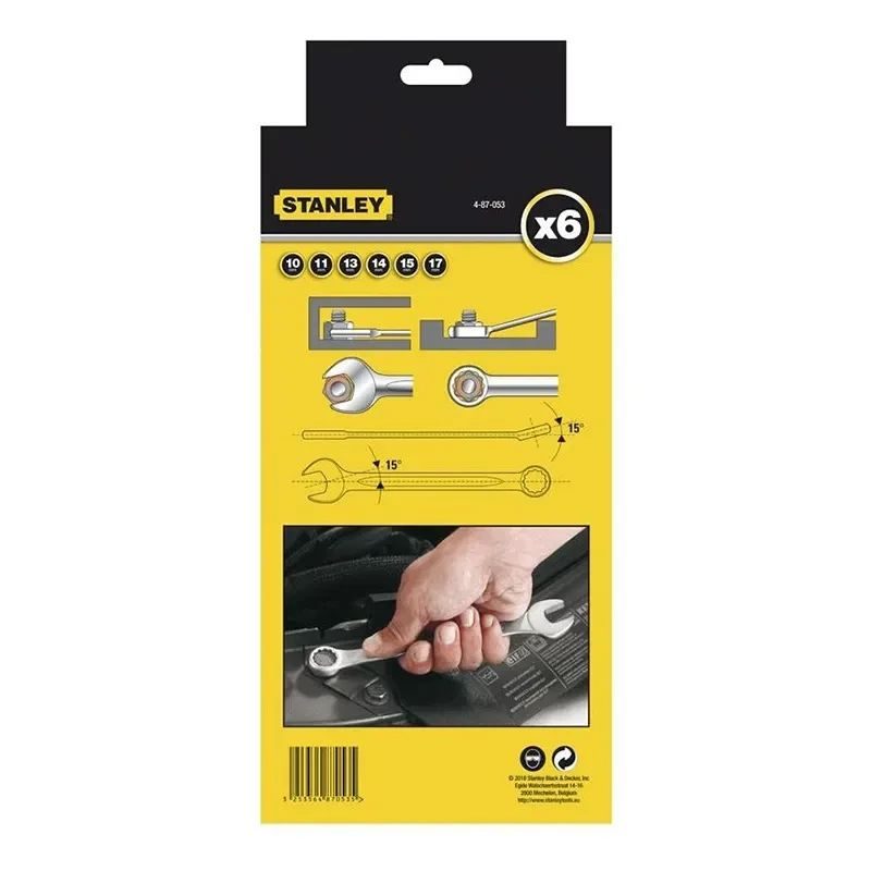 Γερμανοπολύγωνα καστάνιας σετ 6 τεμαχίων Stanley - Image 2